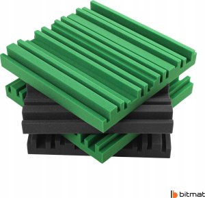 Panele akustyczne dekoracyjne ścienne 3D likwidacja echa dwa kolory EQUALIZER 4szt 2