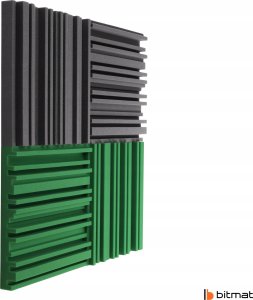 Panele akustyczne dekoracyjne ścienne 3D likwidacja echa dwa kolory EQUALIZER 4szt 3