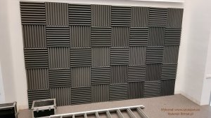 BITMAT Panele akustyczne piramidki na sufit 12 sztuk 3m2 - Idealne do nagłośnienia 4