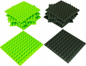 BITMAT Panele akustyczne piramidki na sufit 12 sztuk 3m2 - Idealne do nagłośnienia 7