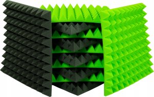BITMAT Panele akustyczne piramidki na sufit 12 sztuk 3m2 - Idealne do nagłośnienia 9