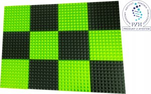 BITMAT Panele akustyczne piramidki na sufit 12 sztuk 3m2 - Idealne do nagłośnienia 10