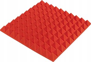 Mata akustyczna wygłuszająca ozdobna piramidki 50x50x5cm kasetony sufitowe pianka 15