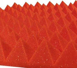 Mata akustyczna wygłuszająca ozdobna piramidki 50x50x5cm kasetony sufitowe pianka 17