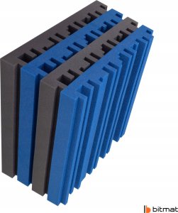 Panel gąbka akustyczna EQUALIZER do pokoju gamingowego nowoczesny kształt 1m 9