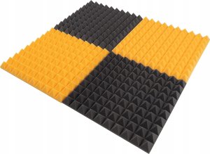 Bitmat Panele akustyczne pianki wygłuszające Piramidy 50x50x5cm 12szt 3m2 2