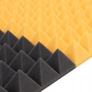 Bitmat Panele akustyczne pianki wygłuszające Piramidy 50x50x5cm 12szt 3m2 6
