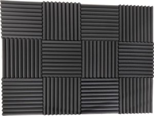 Pianka na ścianę akustyczna dekoracyjna 3m2 kwadrat mata gąbka miękka 5cm 3