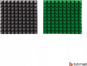 Pianki akustyczne wygłuszające piramidki zestaw panele ścienne nowoczesne 3