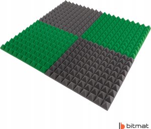 Pianki akustyczne wygłuszające piramidki zestaw panele ścienne nowoczesne 6