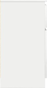 Komoda z szufladą Biała 71x35x65 cm Drewno klejone 7