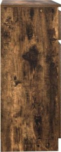 Komoda z szufladą Dąb wędzony 71x35x84 cm Drewno klejone 7