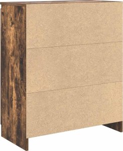 Komoda z szufladą Dąb wędzony 71x35x84 cm Drewno klejone 8