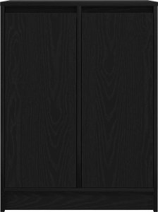 Komoda Czarny Dąb 57x34x76 cm Drewno klejone 6