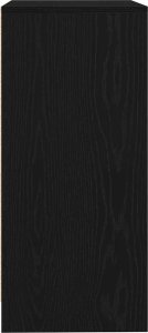 Komoda Czarny Dąb 57x34x76 cm Drewno klejone 7