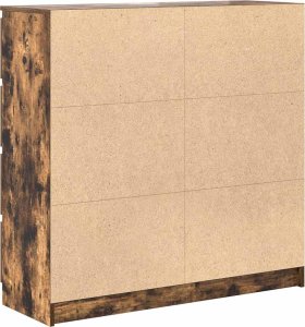 Komoda Dąb wędzony 100x35x99 cm Drewno klejone 8