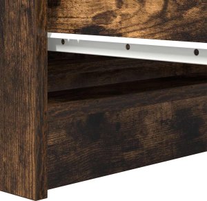 Komoda Dąb wędzony 100x35x99 cm Drewno klejone 10