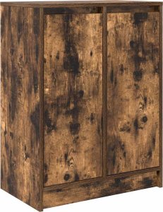 Komoda Dąb wędzony 57x34x76 cm Drewno klejone 2
