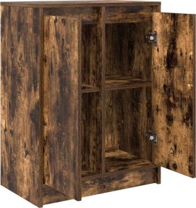 Komoda Dąb wędzony 57x34x76 cm Drewno klejone 5