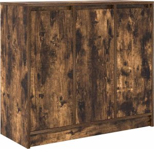 Komoda Dąb wędzony 85x34x76 cm Drewno klejone 2