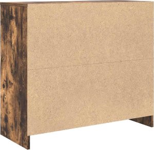 Komoda Dąb wędzony 85x34x76 cm Drewno klejone 8
