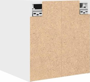 Szafki nocne ścienne 2 szt. Białe 38x34x40 cm 9