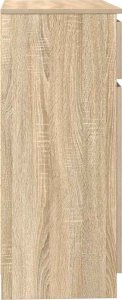 Komoda z szufladą Dąb Sonoma 71x35x84 cm Drewno klejone 7