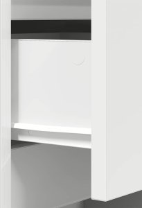 Szafki nocne z 3 szufladami 2 szt. Białe 39x35x65 cm 11