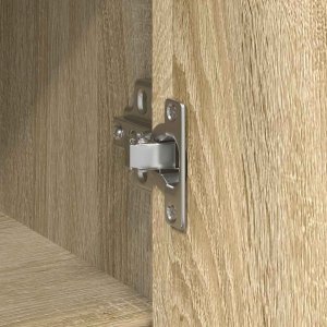 Komoda z szufladą Dąb Sonoma 101x35x76 cm Drewno klejone 11