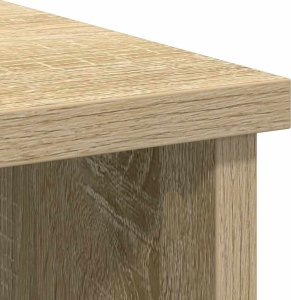 Komoda z szufladą Dąb Sonoma 101x35x76 cm Drewno klejone 10