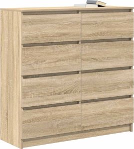 Komoda Sonoma Oak 100x35x99 cm Drewno klejone 4