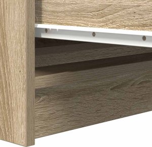 Komoda Sonoma Oak 100x35x99 cm Drewno klejone 10