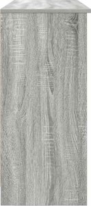 Komoda z szufladą Szary Sonoma 101x35x76 cm Drewno klejone 7