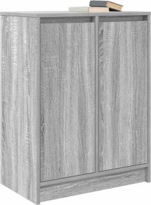 Komoda Szara Sonoma 57x34x76 cm Drewno klejone 4