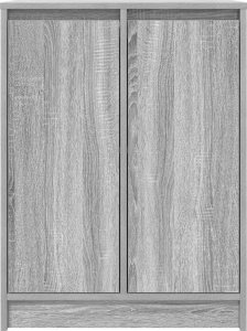 Komoda Szara Sonoma 57x34x76 cm Drewno klejone 6