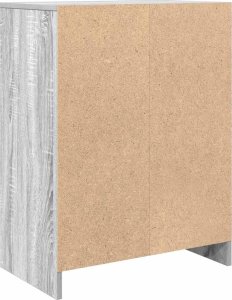 Komoda Szara Sonoma 57x34x76 cm Drewno klejone 8