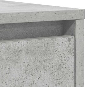 Komoda Betonowa Szara 85x34x76 cm Drewno klejone 11