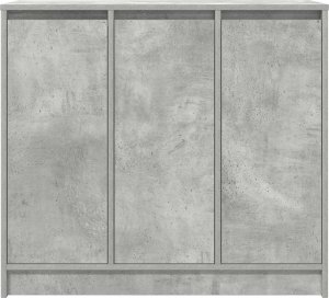Komoda Betonowa Szara 85x34x76 cm Drewno klejone 6