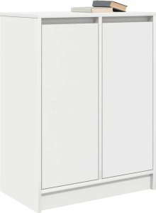 Komoda Biała 57x34x76 cm Drewno klejone 4