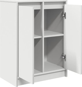 Komoda Biała 57x34x76 cm Drewno klejone 5