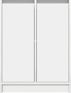 Komoda Biała 57x34x76 cm Drewno klejone 6