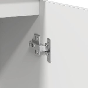 Komoda Biała 57x34x76 cm Drewno klejone 10