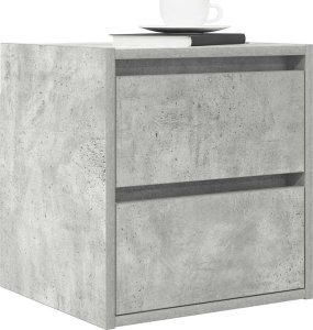 Szafki nocne ścienne 2 szt. Betonowy szary 38x34x40 cm 4