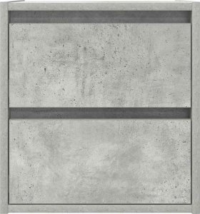 Szafki nocne ścienne 2 szt. Betonowy szary 38x34x40 cm 7