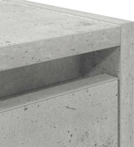 Szafki nocne ścienne 2 szt. Betonowy szary 38x34x40 cm 10