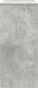 vidaXL Komoda z szufladą Betonowa szarość 80x34x76 cm Drewno klejone 7