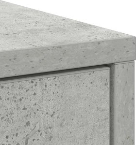 vidaXL Komoda z szufladą Betonowa szarość 80x34x76 cm Drewno klejone 9