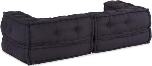 Pufa modułowa, antracytowa, 140x70x36, tkanina 4