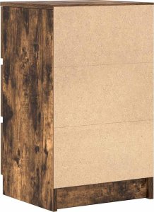vidaXL Szafka nocna z 3 szufladami Dąb wędzony 39x35x65 cm 8