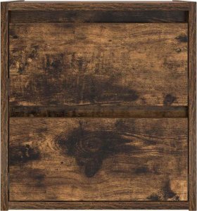 Szafki nocne ścienne 2 szt. Dąb wędzony 38x34x40 cm 7